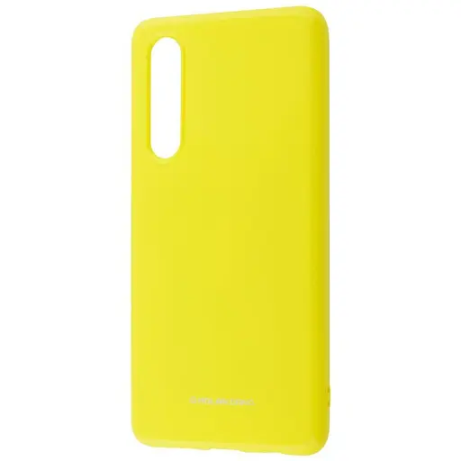 Чохол Molan Cano Glossy Jelly Case Huawei P30 yellow