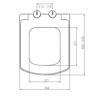 Сиденье для унитаза NKP Arya с крышкой и функцией микролифта 0403 - фото 6