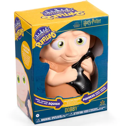 Игрушка антистресс Harry Potter Dobby - Pufflums Сквиш (Гарри Поттер) 18,5 см - фото 7