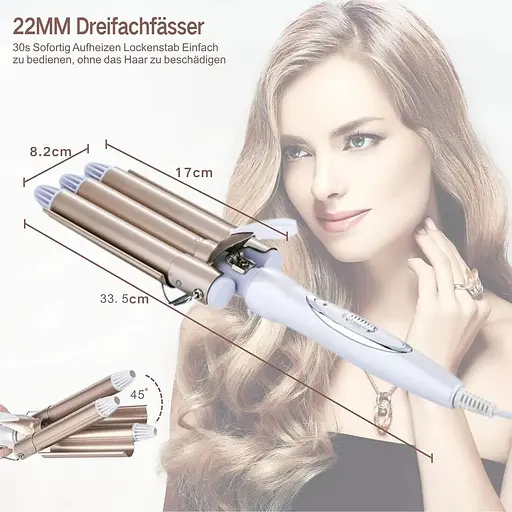 Щипці для завивки волосся TOP4EVER 22m - фото 3