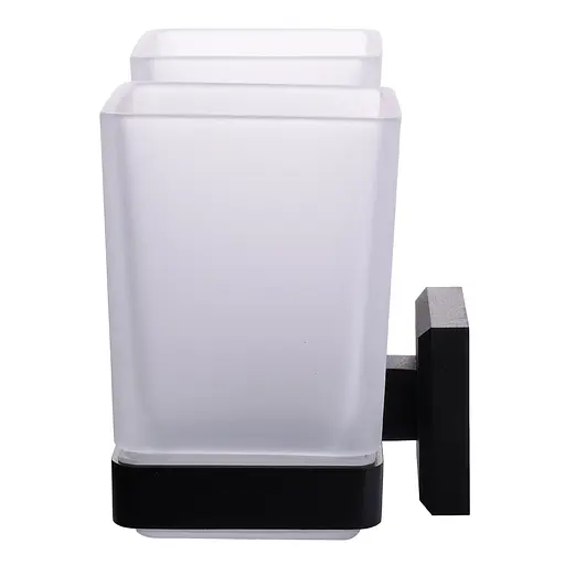 Склянка подвійна Topaz TКВ 9928A-BL чорний - фото 2