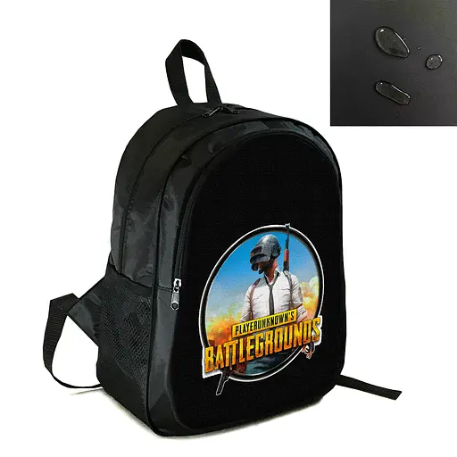 Рюкзак міський/шкільний 38×28см з принтом PUBG: Battlegrounds дитячий, підлітковий, спортивний (4206)