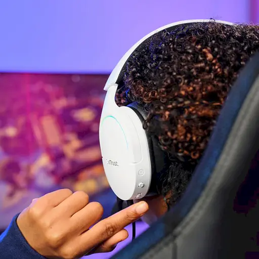 Игровая гарнитура GXT 490 FAYZO, 7.1, USB-A, 2 м, белый Trust teh0013119 - фото 8