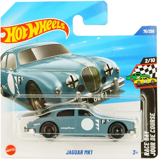 Базова машинка Hot Wheels Race Day Jaguar MK1 блакитна (5785) JBB58-N522