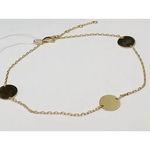 Золотой браслет Империя золота на ногу. БС658.3И - фото 2