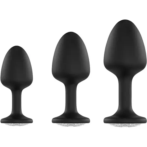 Анальна пробка Dorcel Geisha Plug Diamond M з кулькою всередині - фото 3