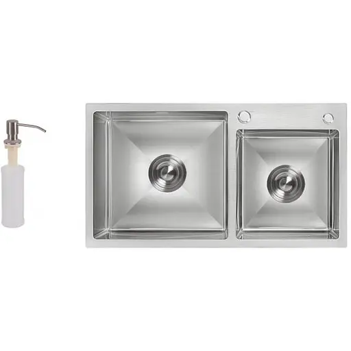 Кухонная мойка Lidz H7843 Brush 3.0/1.0 мм (LIDZH7843BRU3010) - фото 1