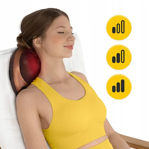 Подушка-масажер 4FIZJO Shiatsu Pro+ 4FJ0561 Brown (P-5907739319166) - фото 7