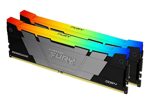 Память для ПК Kingston DDR4 16 ГБ KIT (8 ГБ x 2) 3600 FURY Renegade RGB - фото 2