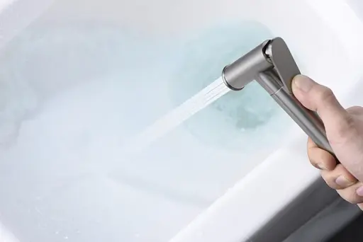 Гигиенический душ IMEX Line матовый никель RDD038/NQ, Шлифованный черный хром - фото 3