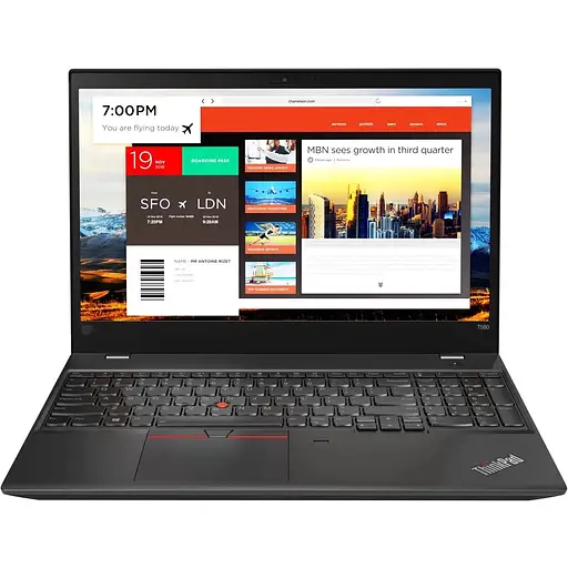 Ноутбук Lenovo ThinkPad T580 15.6 full hd 1920x1080 i5 8250u 4 ядра 8 потоков 8/256 ГБ Refurbished