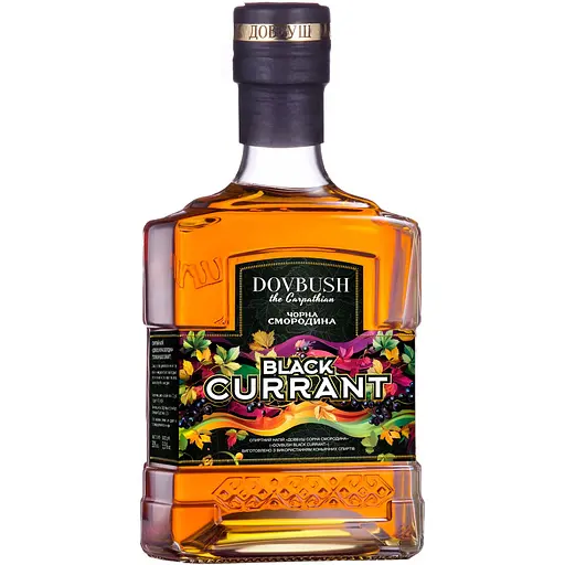 Спиртний напій Довбуш Карпатський Чорна Смородина 30% 0.5 л