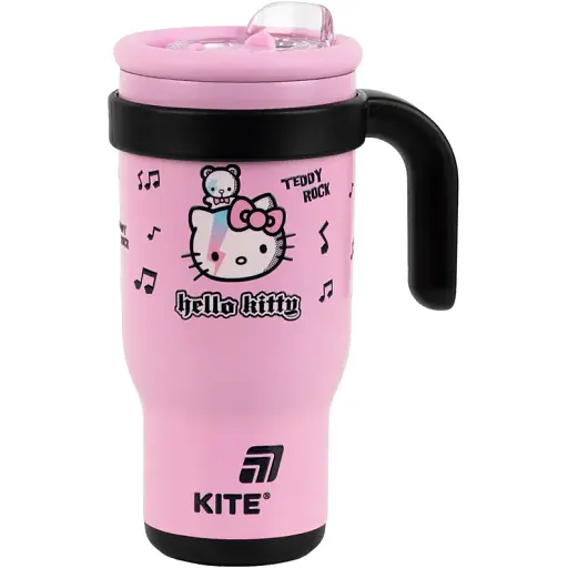 Термокружка Kite Hello Kitty з трубочкою 530 мл (HK25-1266) - фото 2