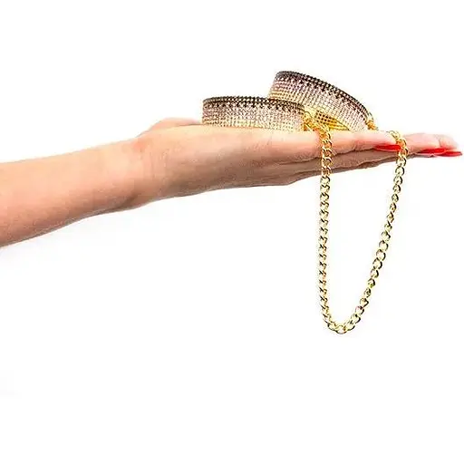 Лакшері наручники-браслети з кристалами Rianne S: Diamond Cuffs - фото 3