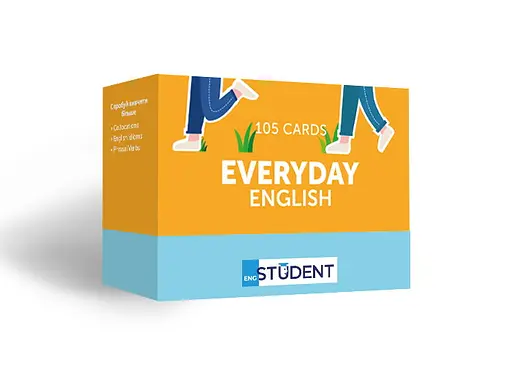 Настільна гра English Student Картки для вивчення английскої мови English Student Everyday English (укр.) (591225963)