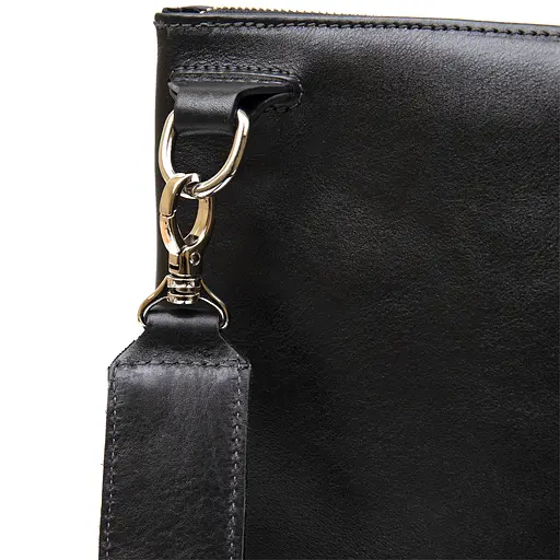 Чоловіча шкіряна сумка для ноутбука GRANDE PELLE 36х25х1,5 см sum0015577 - фото 3