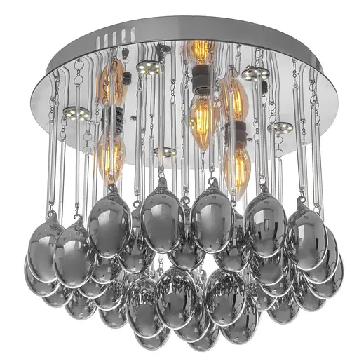 Люстра потолочная Brille с пультом LED E14 CH (BCL-420S/3) - фото 3