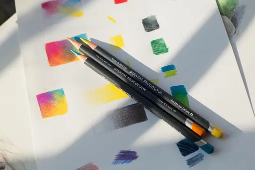 Набор цветных карандашей Procolour 24 цвета металл Derwent - фото 2