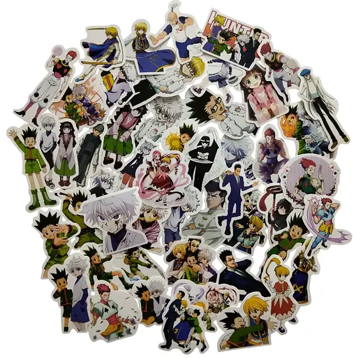 Стікерпак Хантер х Хантер Набір наклейок Hunter × Hunter 50 штук - фото 1