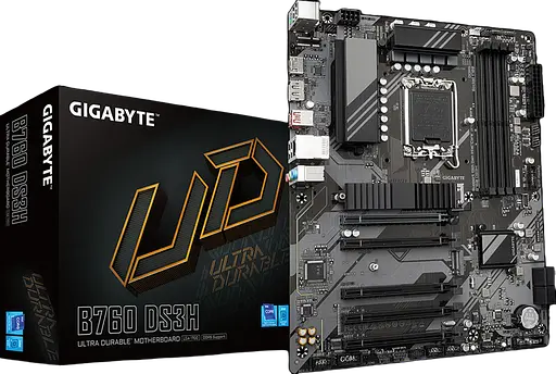 Материнская плата Gigabyte B760 DS3H LGA 1700 (B760 DS3H) Б/У - фото 1
