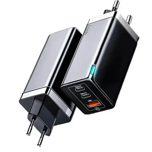 Зарядний пристрій потужний блок живлення Baseus GaN 65 W BS-C915 - фото 1