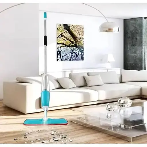 Швабра лентяйка healthy spray mop с распылителем воды - фото 6