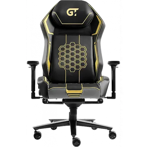 Геймерское кресло GT Racer X-5348 Black/Yellow (X-5348 Black/Yellow) - фото 1
