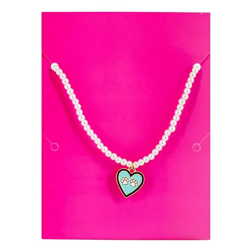 Ожерелье Lukky Fashion жемчужное с подвеской в ​​виде сердца (T24638 - фото 2
