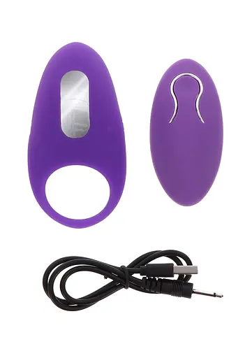 Эрекционное кольцо Toy Joy Happiness Tease & Arouse C-Ring 8.9 см фиолетовый - фото 4