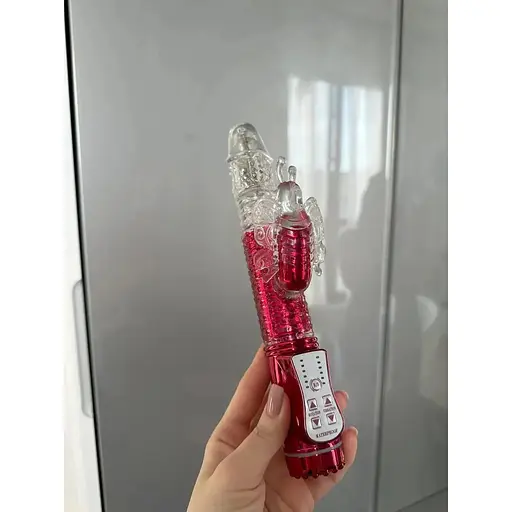 Масажер подвійний Кролик вагінальний для клітора і точки G - фото 2