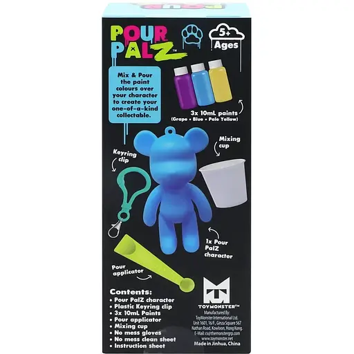 Набір для творчості ToyMonster Флюїд Арт Брелок Ведмедик S3 (GS-G88822) - фото 26