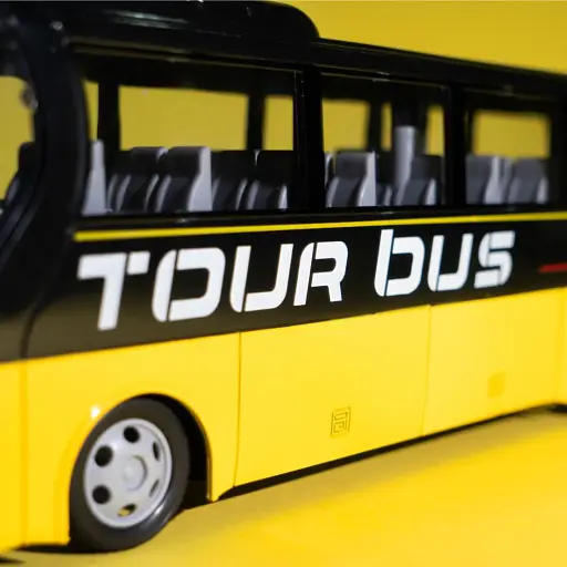 Машинка Otamanko Автобус на радиоуправлении Tour Bus Желтый - фото 8