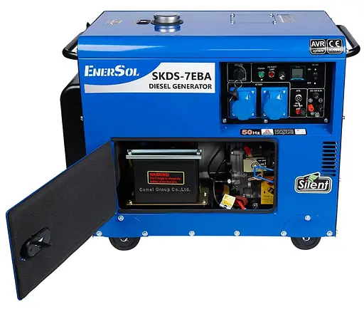 Генератор дизельний EnerSol 6/6.5 кВт SKDS-7EBA - фото 2