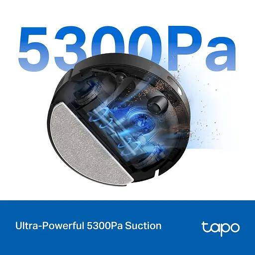 Робот-пилосос TP-Link TAPO RV 30 MAX LIDAR з підтримкою вологого прибирання + док-станція - фото 4