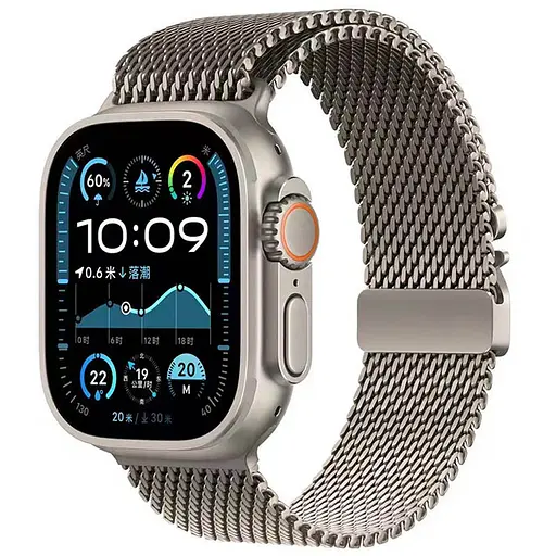 Ремінець Milanese Loop New Design для Apple Watch 38/40/41/42mm(ser.10) Titanium - фото 3