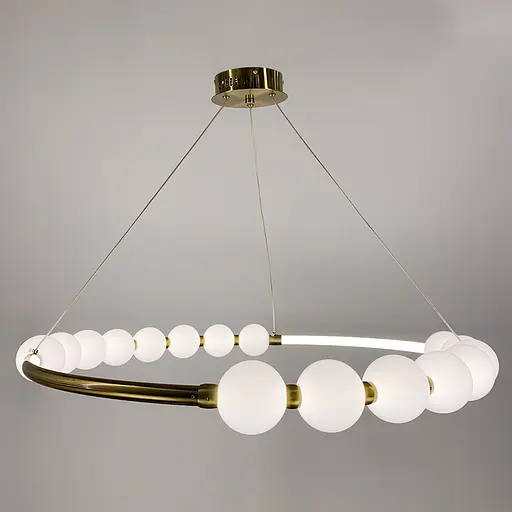 Люстра Nordic Pearl с плафонами-жемчужинами на 3 режима Line F | Ст. SG33 - фото 7