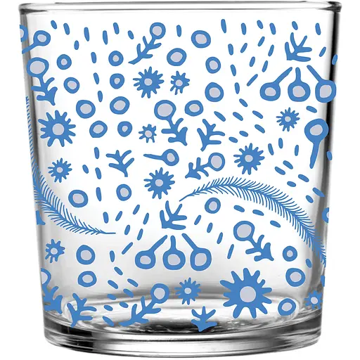 Набір для напоїв Concept Glass Prima Maria Жар-птиця графін 1 л та склянки 350 мл 2 шт. (PM/10035) - фото 3