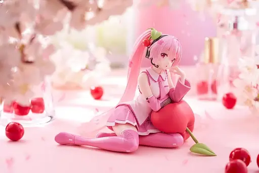 Фигурка Taito Вокалоид Сакура Хацуне Мику Vocaloid Sakura Hatsune Miku Cherry Cushion Ver. 12 см T V SHM CC 12 - фото 7