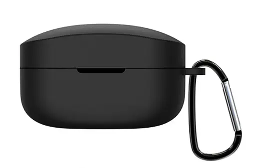 Чехол-накладка DK Silicone Candy Friendly с карабином для Sony WF-1000XM4 (black) - фото 3