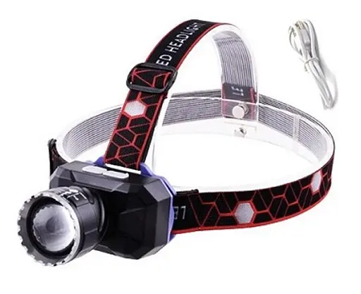 Налобный фонарь Police BL-706-P99 2.18kW + zoom + microUSB + 3 режима - фото 2