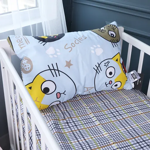 Наволочка MirSon Бязь 18-0007 Cool Cat 40х60 см бежева (2200010262452) - фото 2
