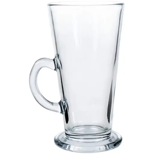 Набір кухлів для лате Ristal скляних 250 мл 6 шт (ZB004)