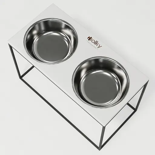 Hollky Base XXL40 — миски на підставці для дуже великих собак (2 × 2,8 л) - фото 4