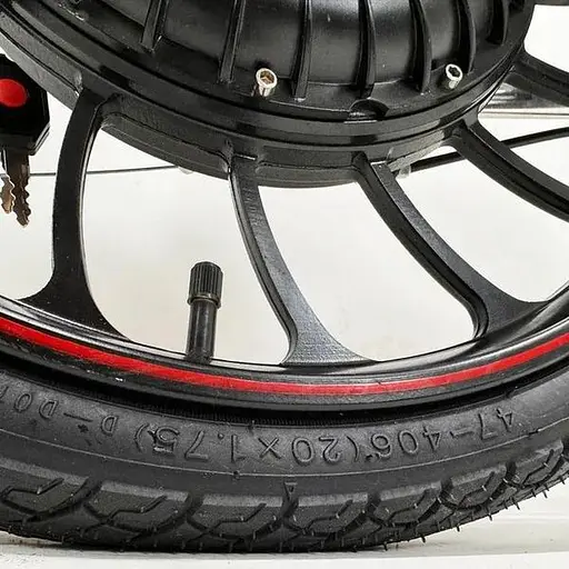 Электровелосипед E-scooter Go Fun двухместный 20 дюймов 450W 48V 16Ah + PASS-система + амортизатор - фото 6