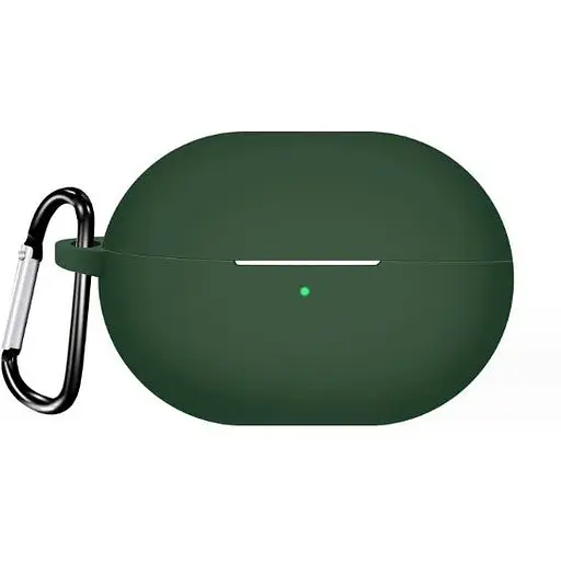 Чохол-накладка DK Silicone Candy Friendly з карабіном для Huawei FreeBuds Pro 3 (green)
