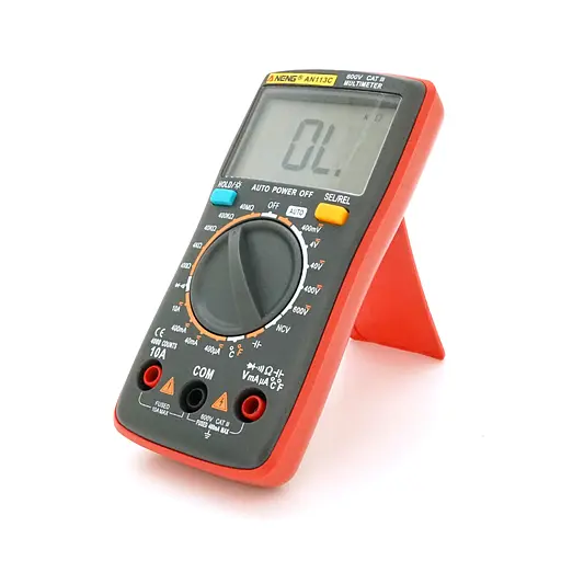 Мультиметр ANENG AN113C, вимірювання: V, A, R, T, C - фото 4