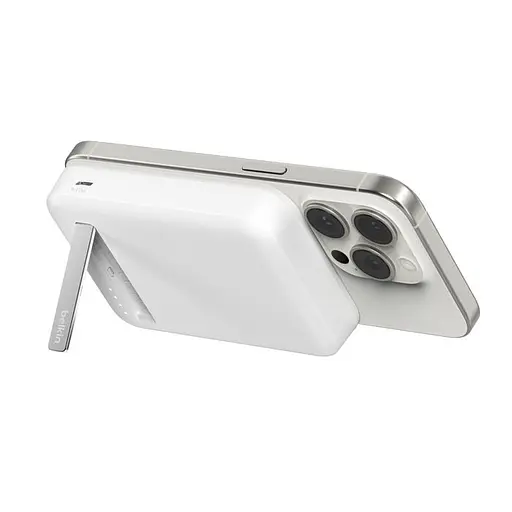 Акумулятор портативний Belkin MagSafe 10000 mAh Wireless White (BPD008BTWH) - фото 4