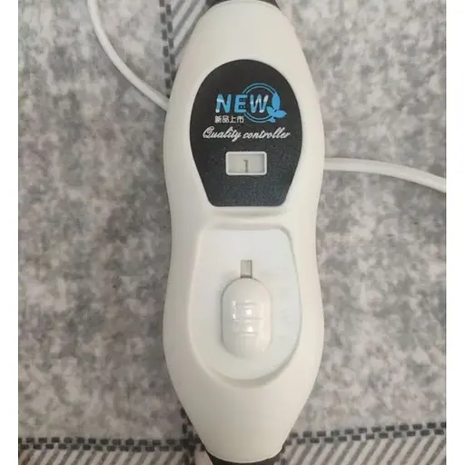 Електропростирадло байкове 70×150 см з регулятором нагріву Сірий 120 Вт - фото 5