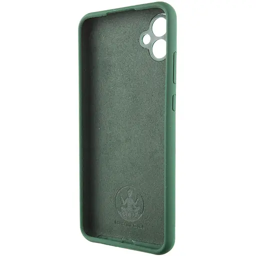 Чохол Lakshmi Silicone Cover Full Camera AA with logo для Samsung Galaxy A05 Зелений/Dark green - фото 3
