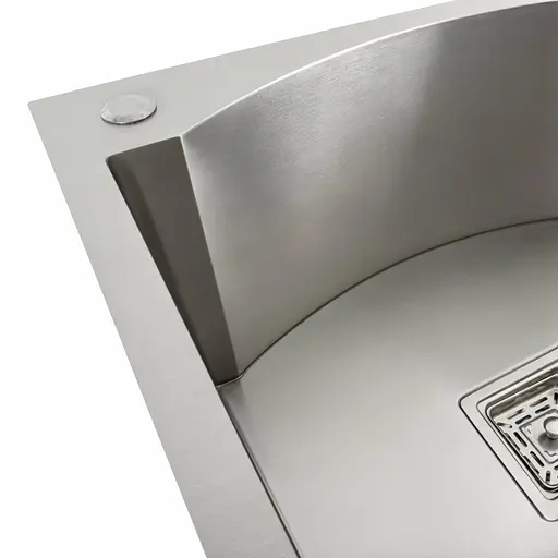 Кухонная мойка Platinum Handmade HSB 75x46, Нержавеющая сталь - фото 5